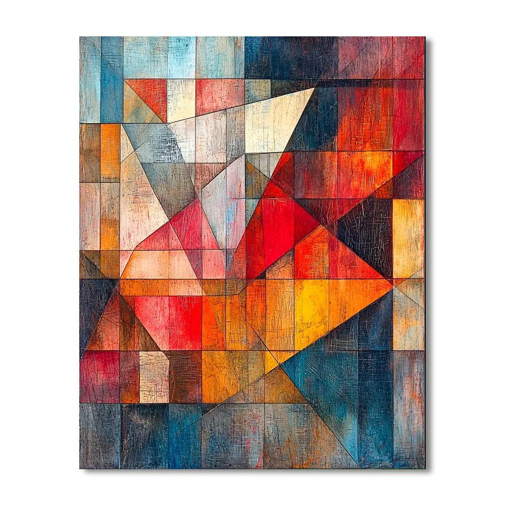 Paul Klee Inspired Rhythm Of Forms  Paint By Numbers