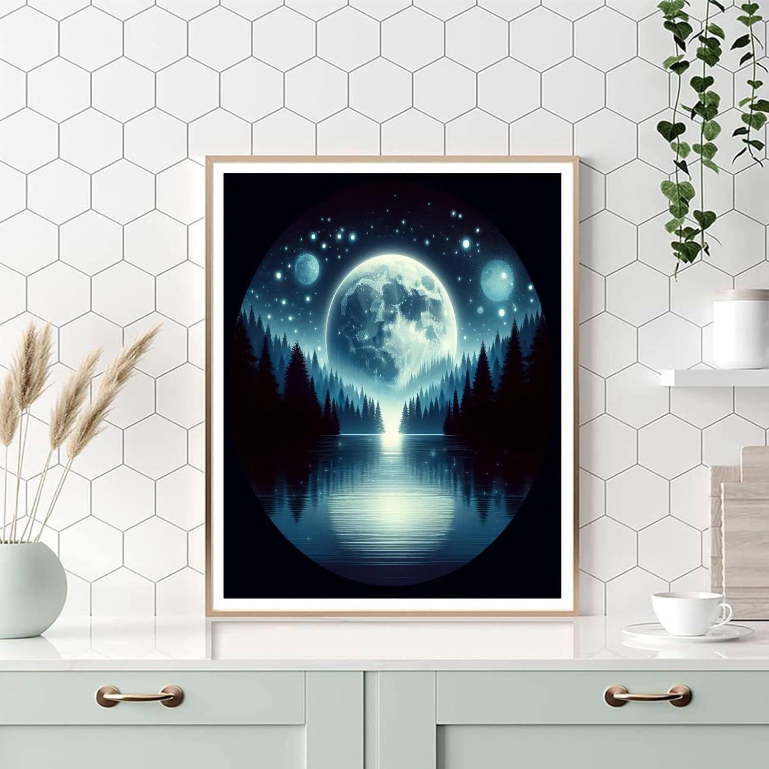 Lunar Lake Mystique Paint By Numbers Kits