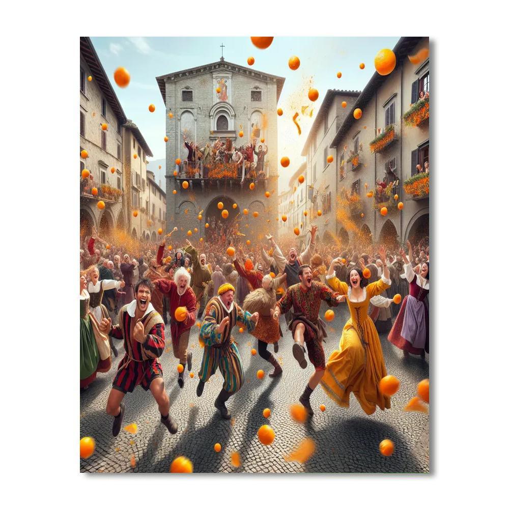 Carnival Of Ivrea DIY Paint By Numbers