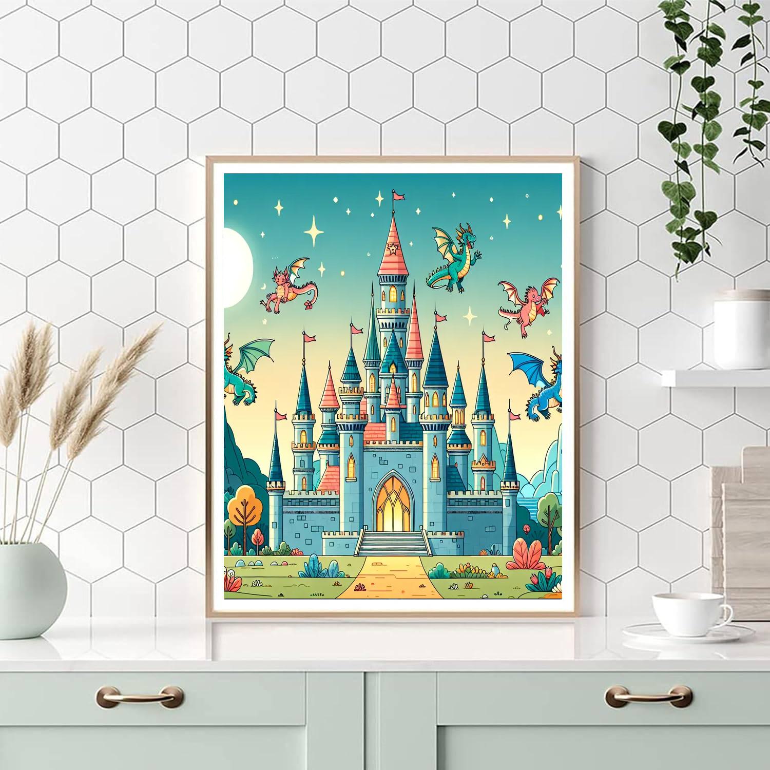 Fairy Tale Castle Journey DIY Paint By Numbers