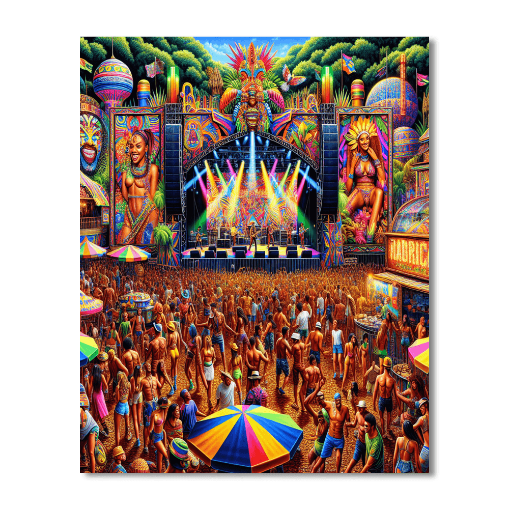 Lollapalooza Brazil Paint By Color