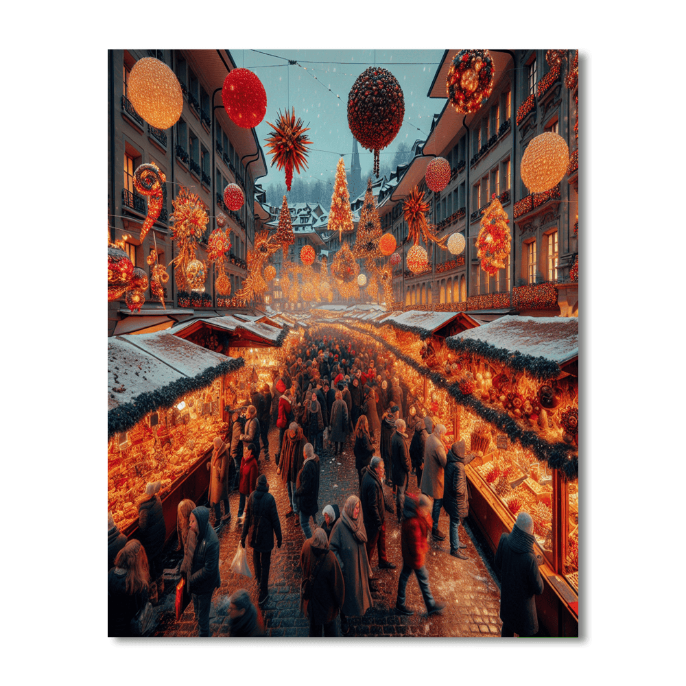Zibelemärit (onion Market) - Bern, Switzerland Number Painting
