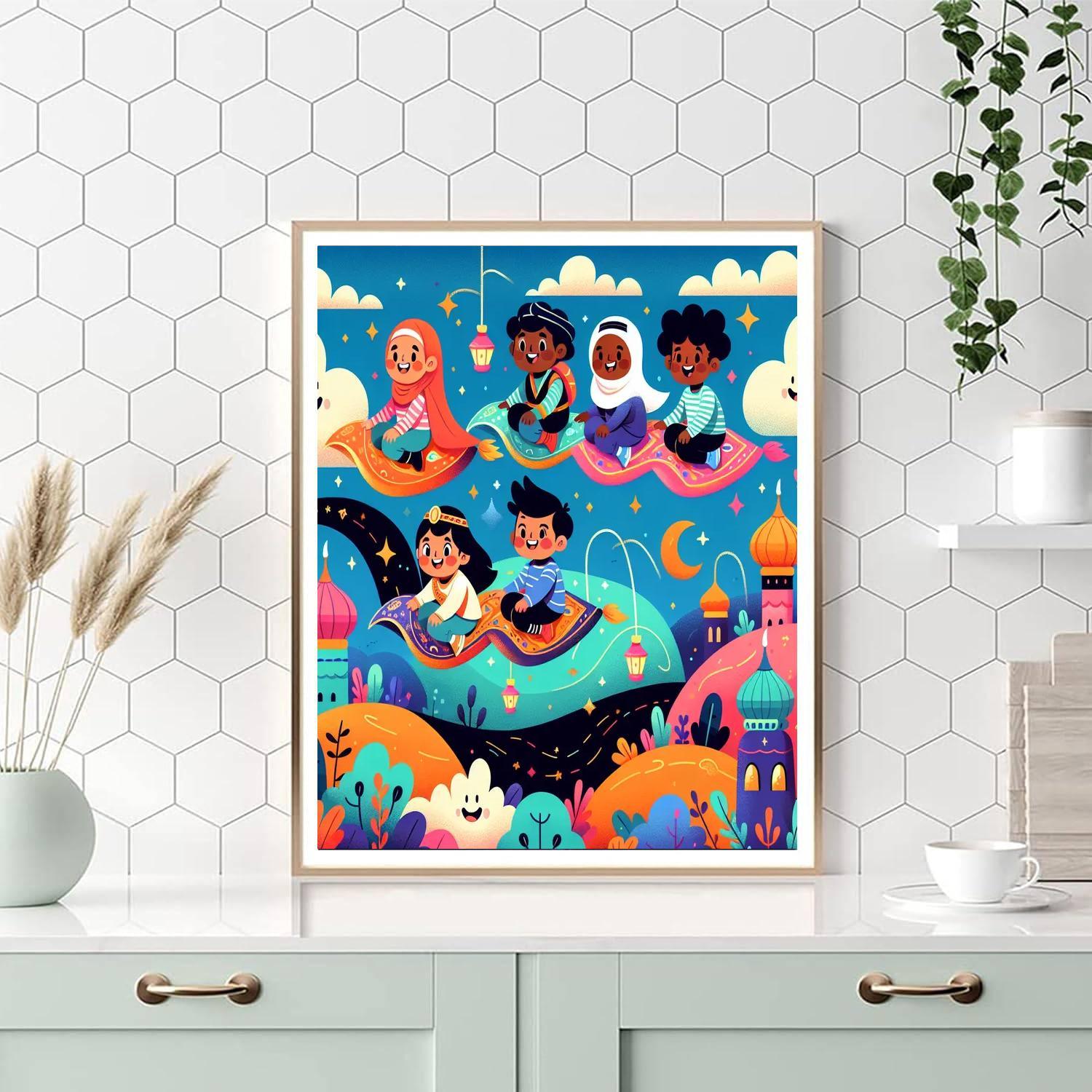 Magic Carpet Voyage Paint By Numbers