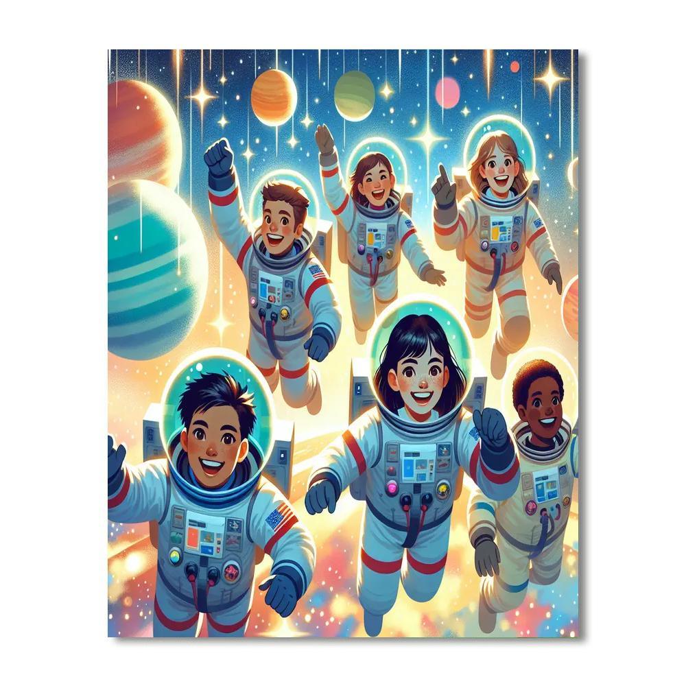 Magical Space Journey Paint By Numbers