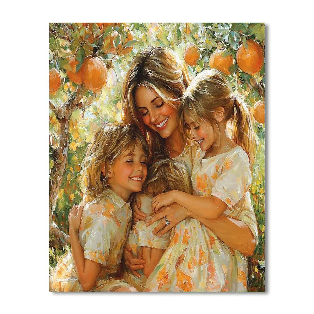 Heart Of The Family Number Painting