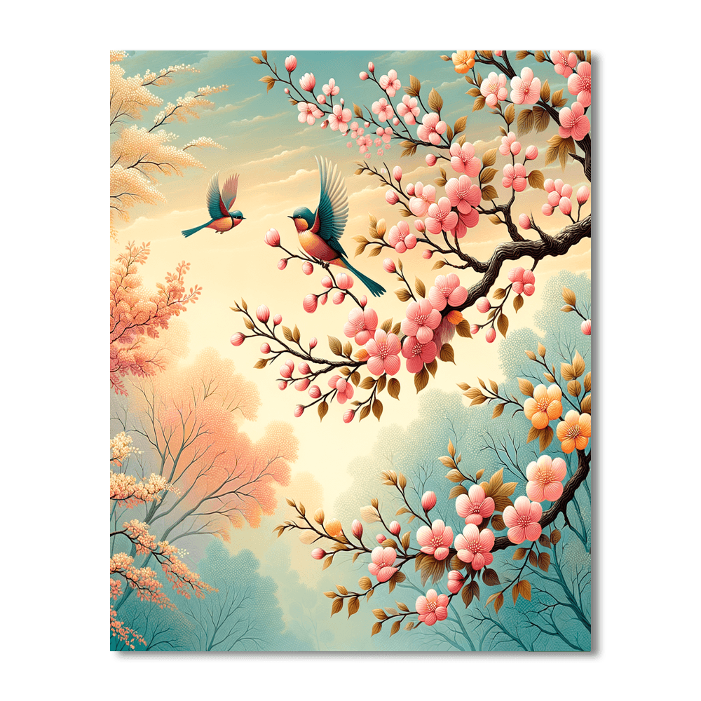 Birdsong Melody Paint By Numbers