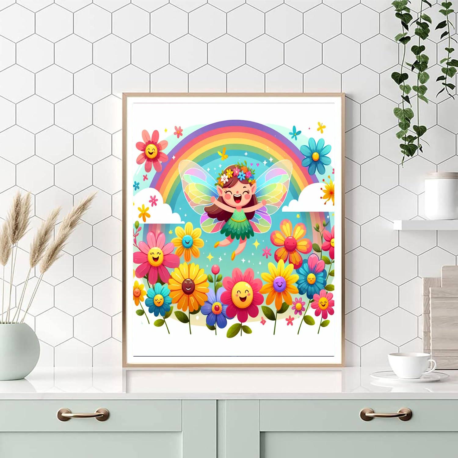 Rainbow Fairy's Flower Fete Paint By Numbers Kits