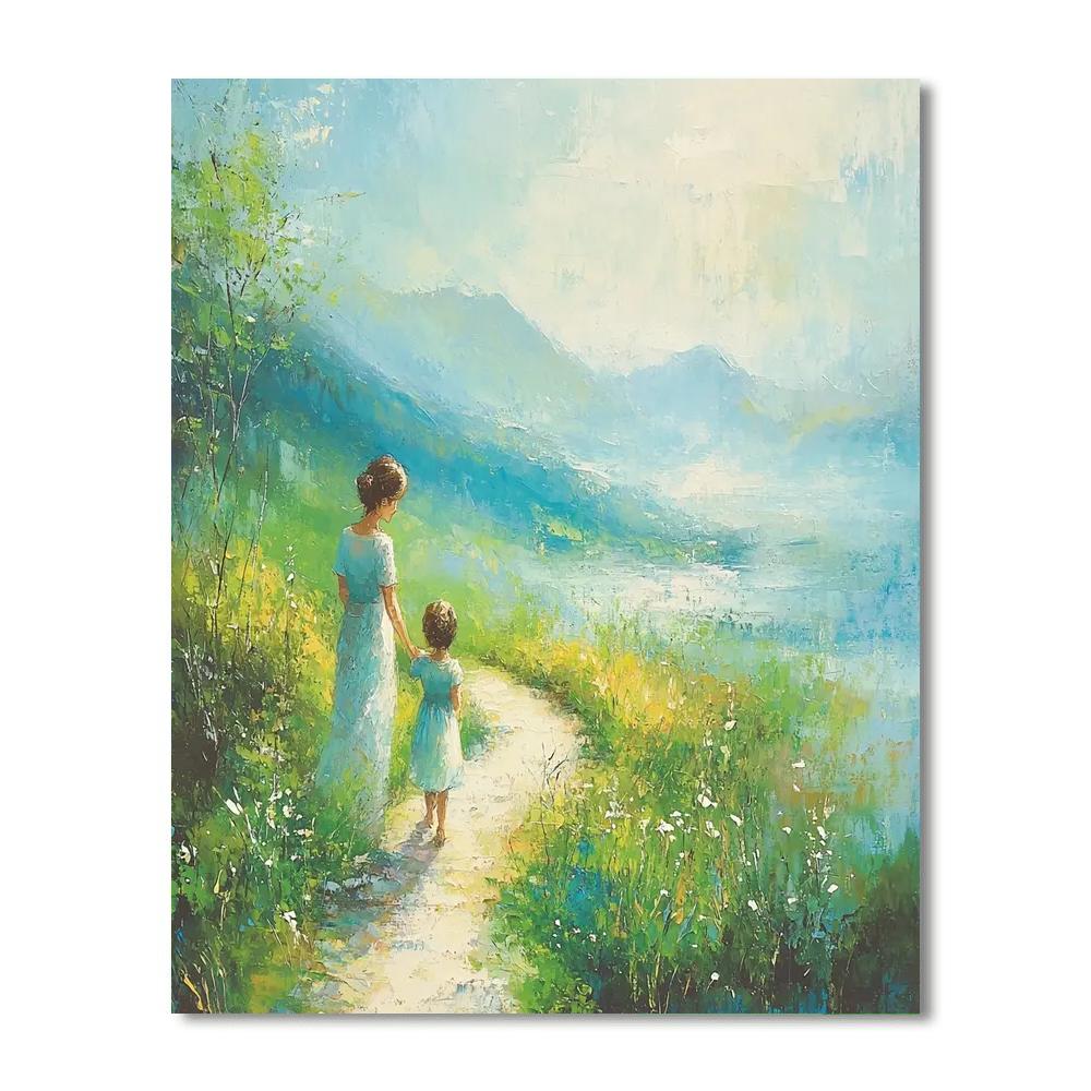 A Mother's Guidance Paint By Numbers
