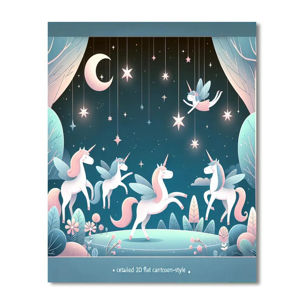 Magical Midnight Festival Painting By Numbers Kit
