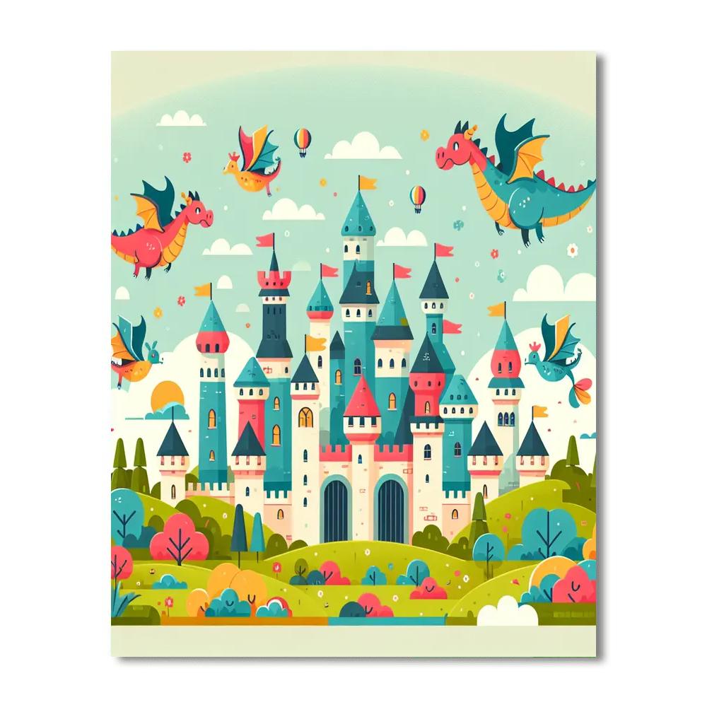 Magic Fairy Tales Painting Number Kit