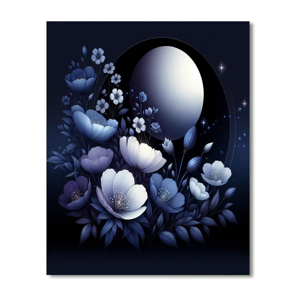 Luminous Night Bloom Paint By Color