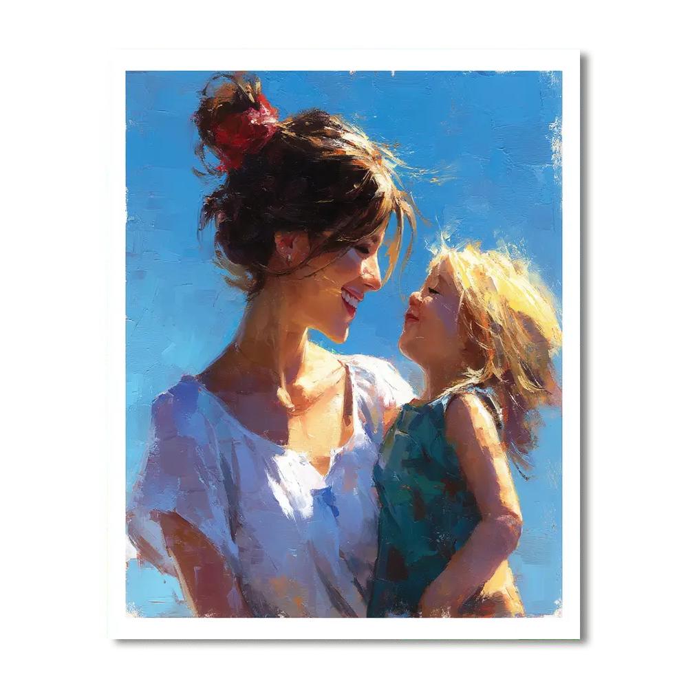 Warmth Of A Mother's Smile Paint By Numbers Art