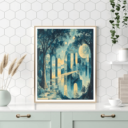 René Magritte Inspired Surreal Dreams  Paint By Numbers Kits