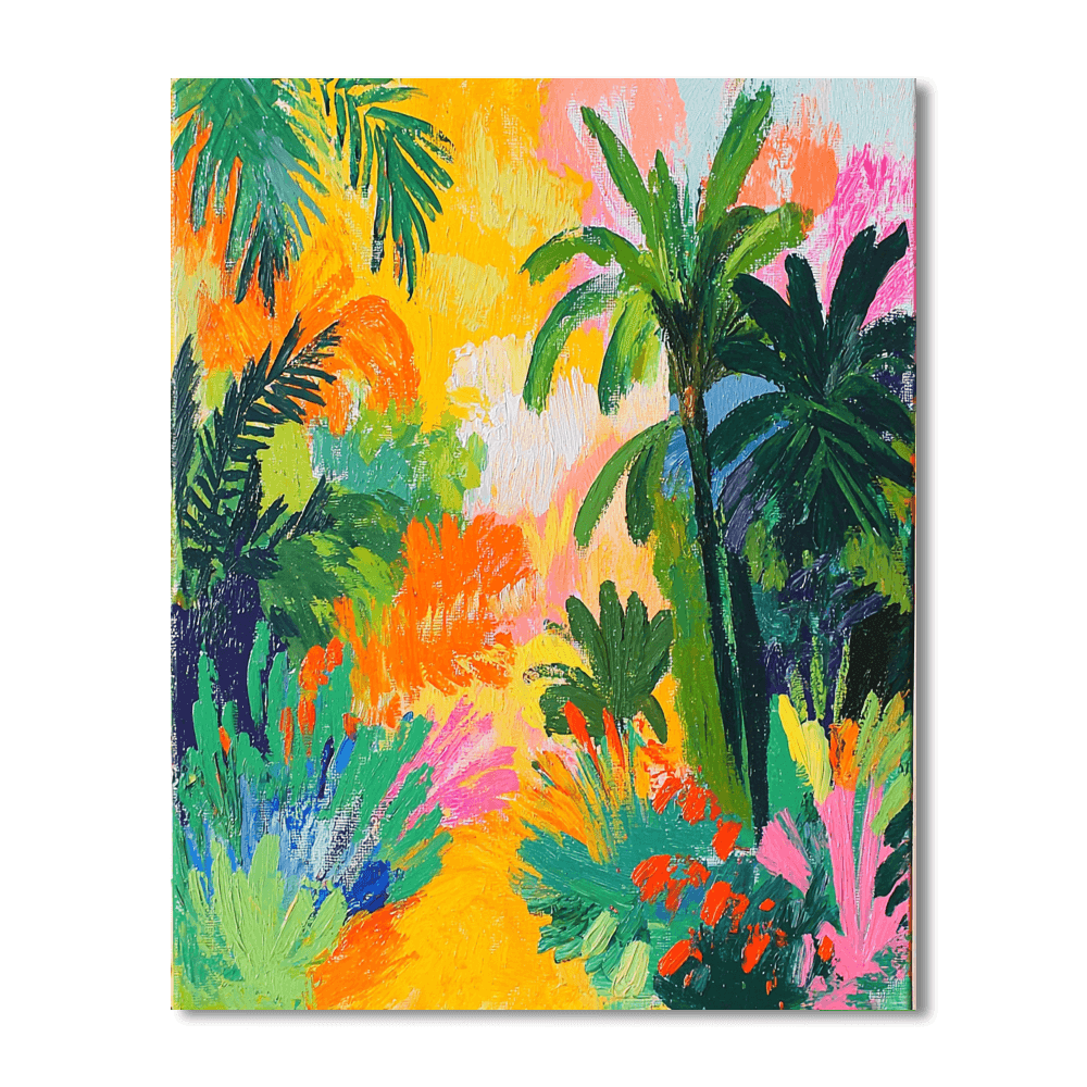 Henri Matisse Inspired Matisse's Tropical Vista  Paint By Numbers Kits