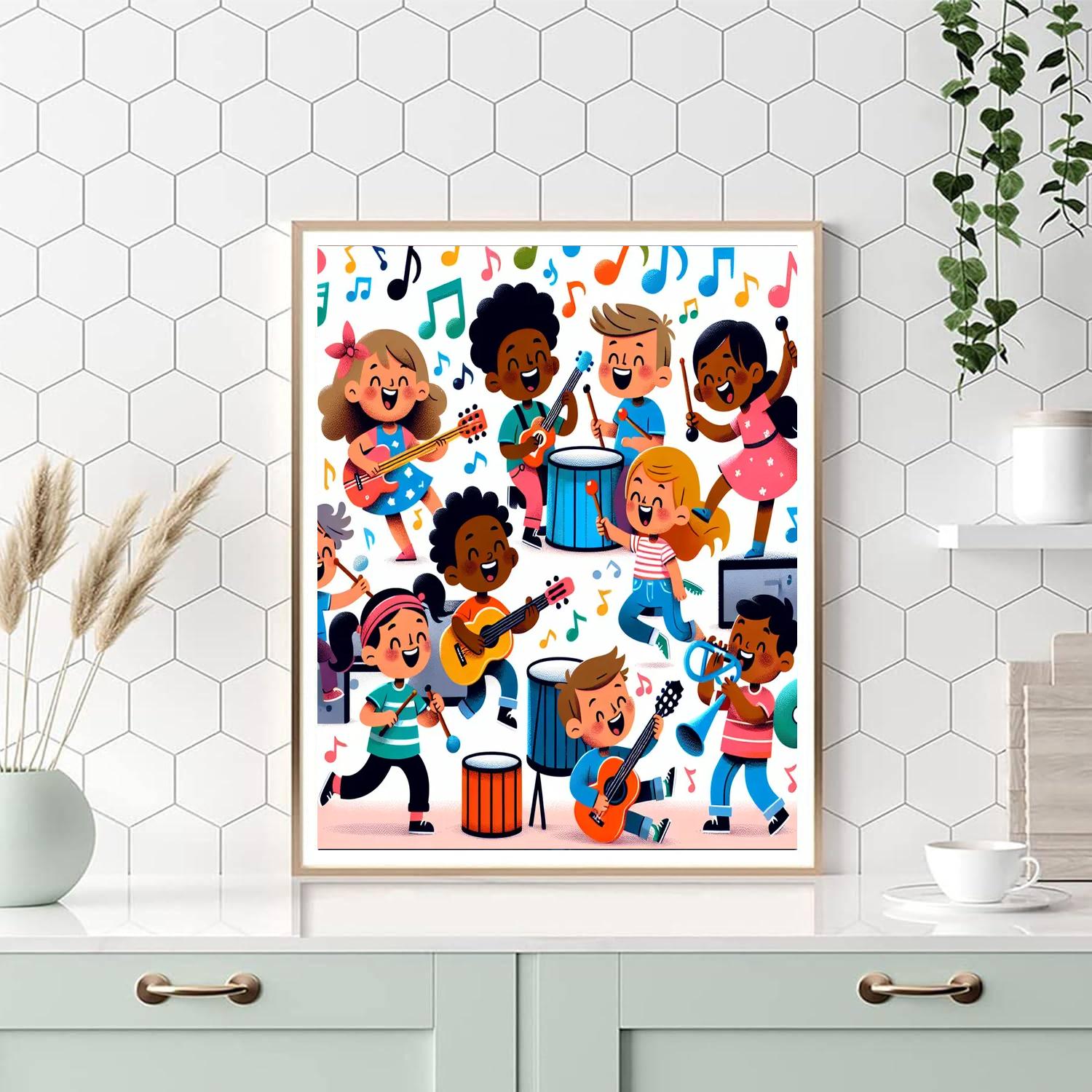 Creative Music Journey Paint By Numbers Art