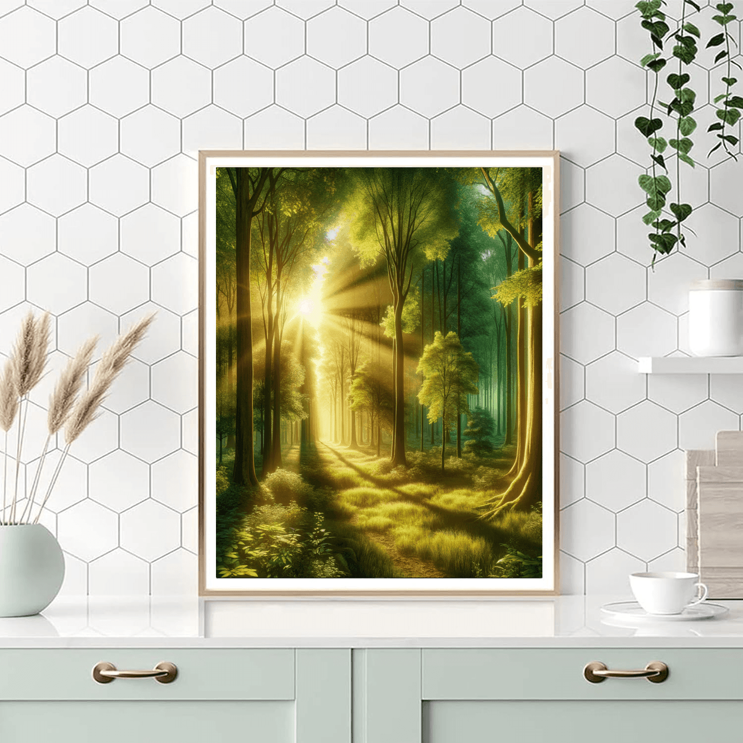 Whimsical Forest Glade DIY Paint By Numbers