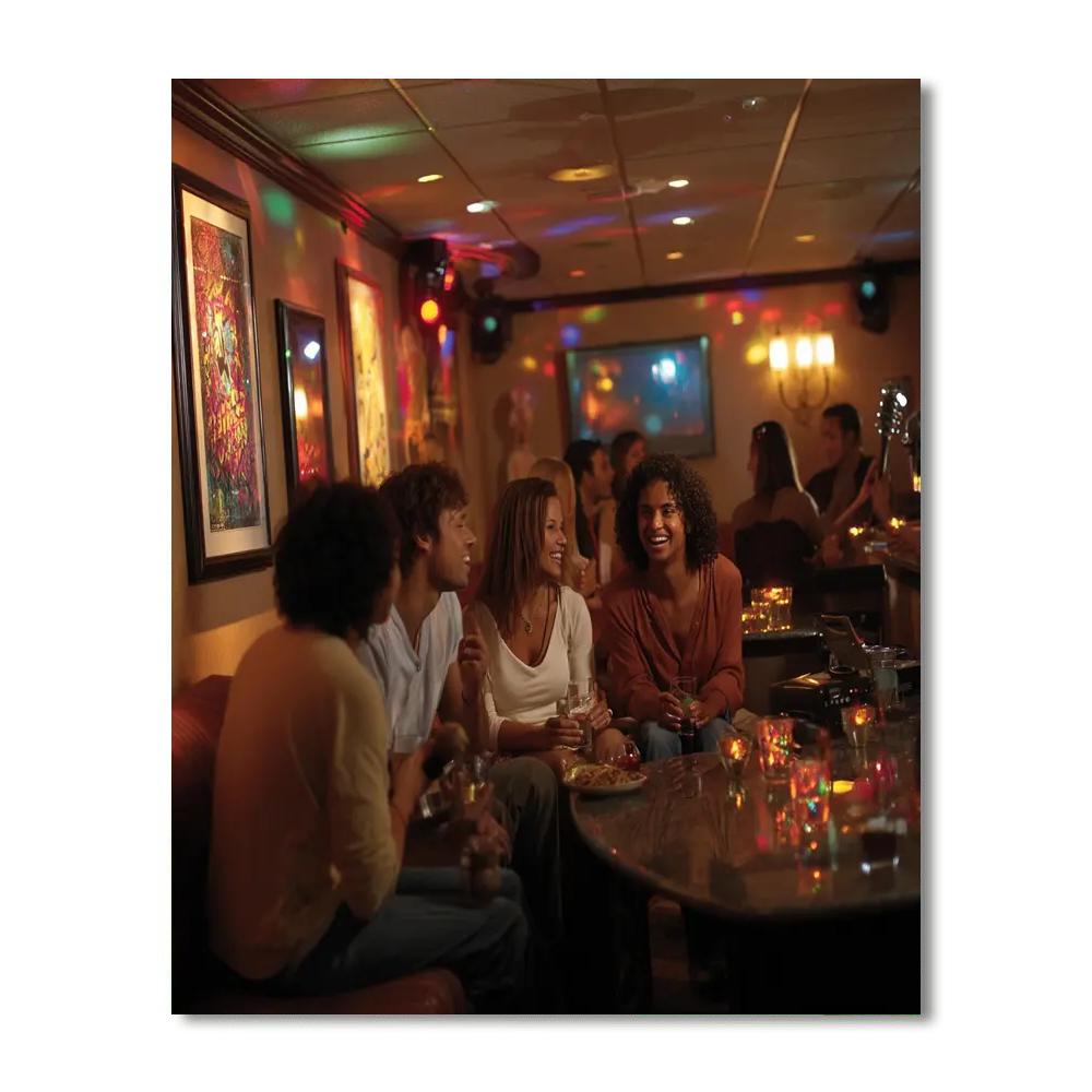 Karaoke Bars In Tokyo DIY Paint By Numbers