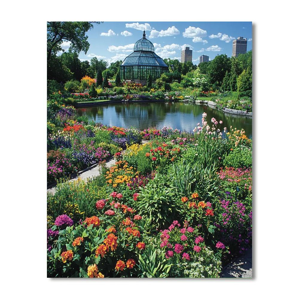 Lalbagh Botanical Garden Paint By Color