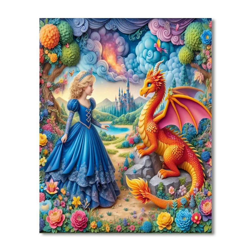 Fantasy Fairy Tale Adventures Paint By Color