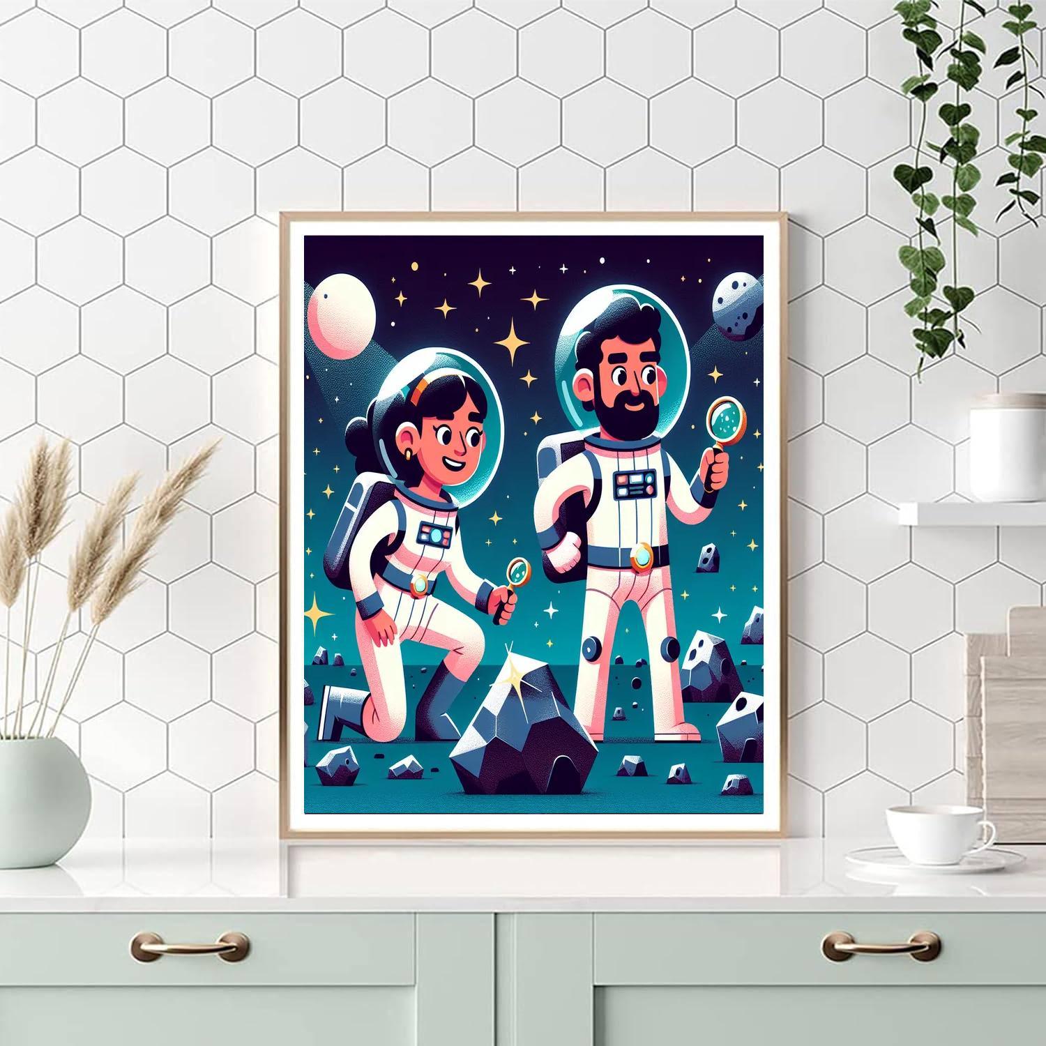 Galactic Treasure Hunters Paint By Numbers Kits