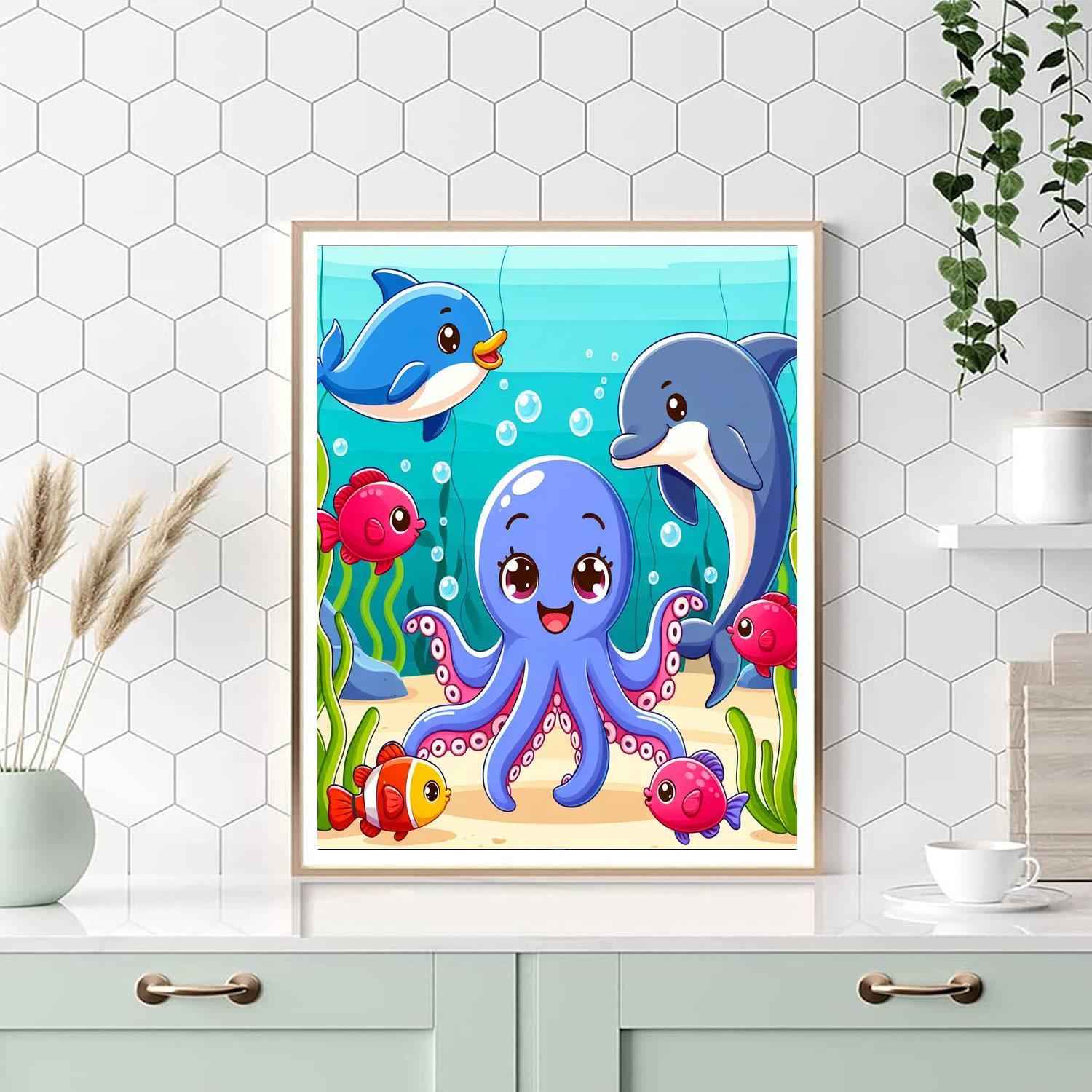 Merry Ocean Adventure DIY Paint By Numbers