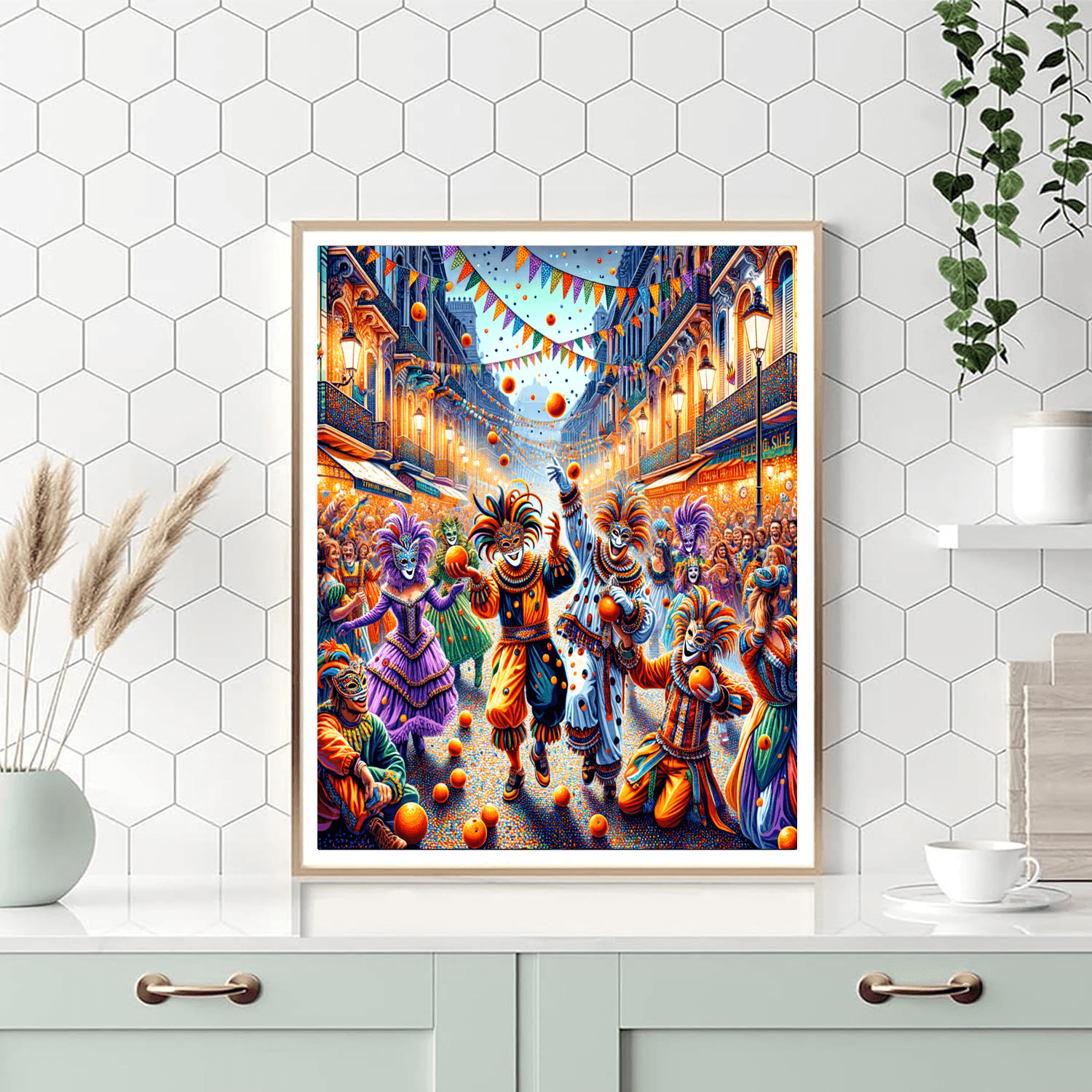 Karnaval De Binche - Belgium Numbered Painting Kits