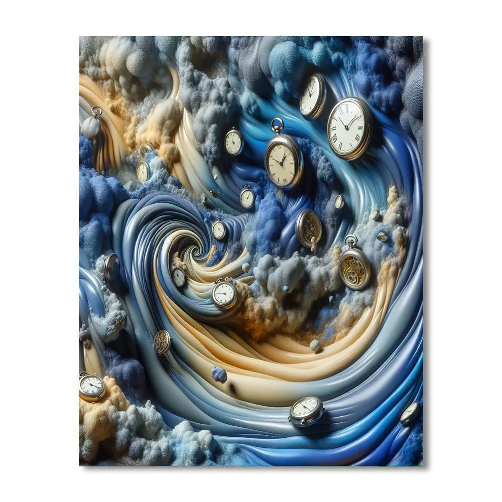 Surreal Time Warp Painting By Numbers Kit