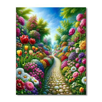 Garden Pathways Paint By Number