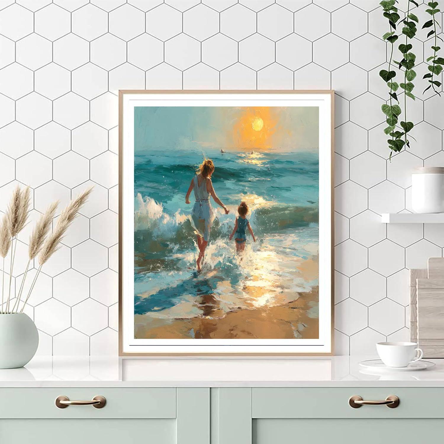 Tender Moments By The Ocean Numbered Painting Kits