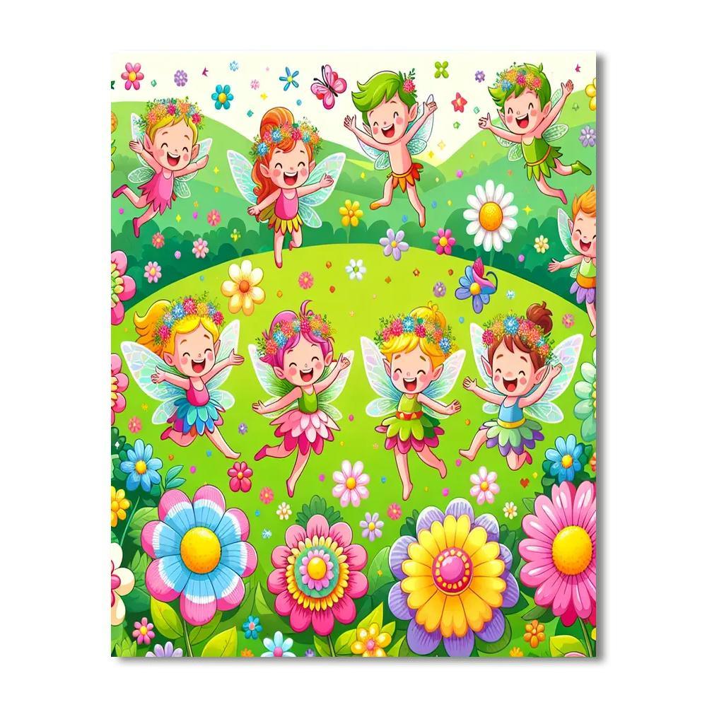 Charming Garden Of Wishes DIY Paint By Numbers