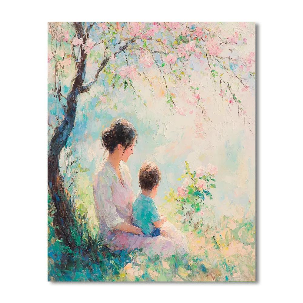 Whispers Of Maternal Love Painting Number Kit