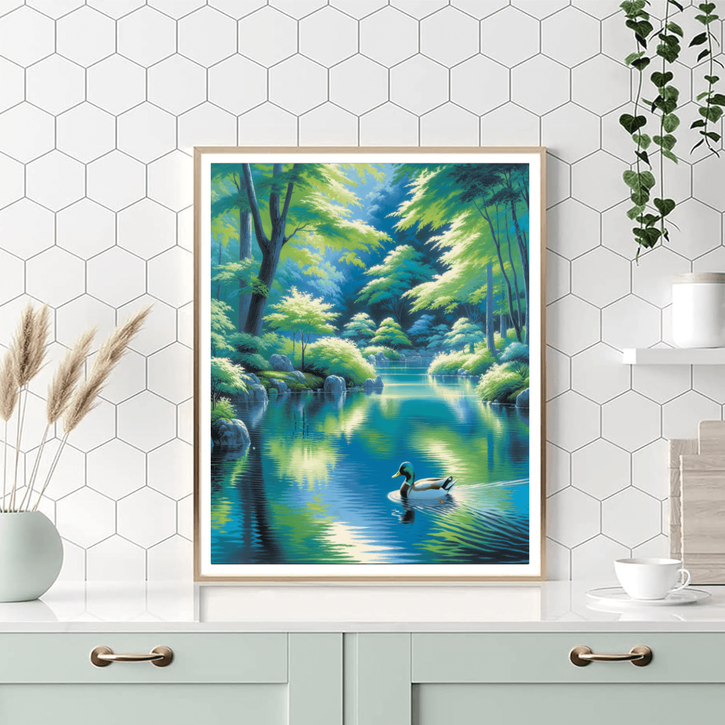 Duck's Pond Harmony Paint By Number