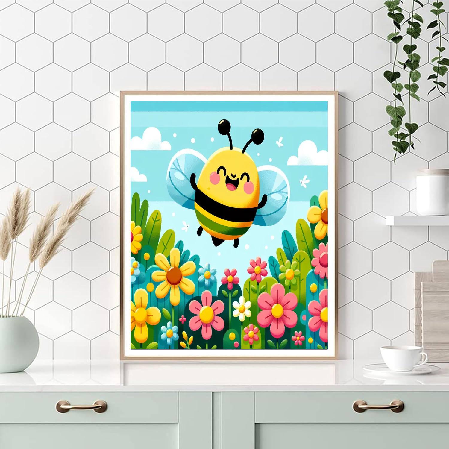Buzzy Bumblebee Paint By Color
