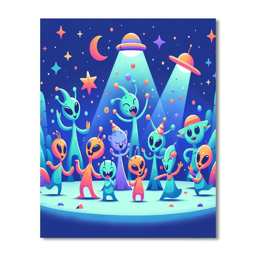 Galactic Gatherings Painting By Numbers Kit