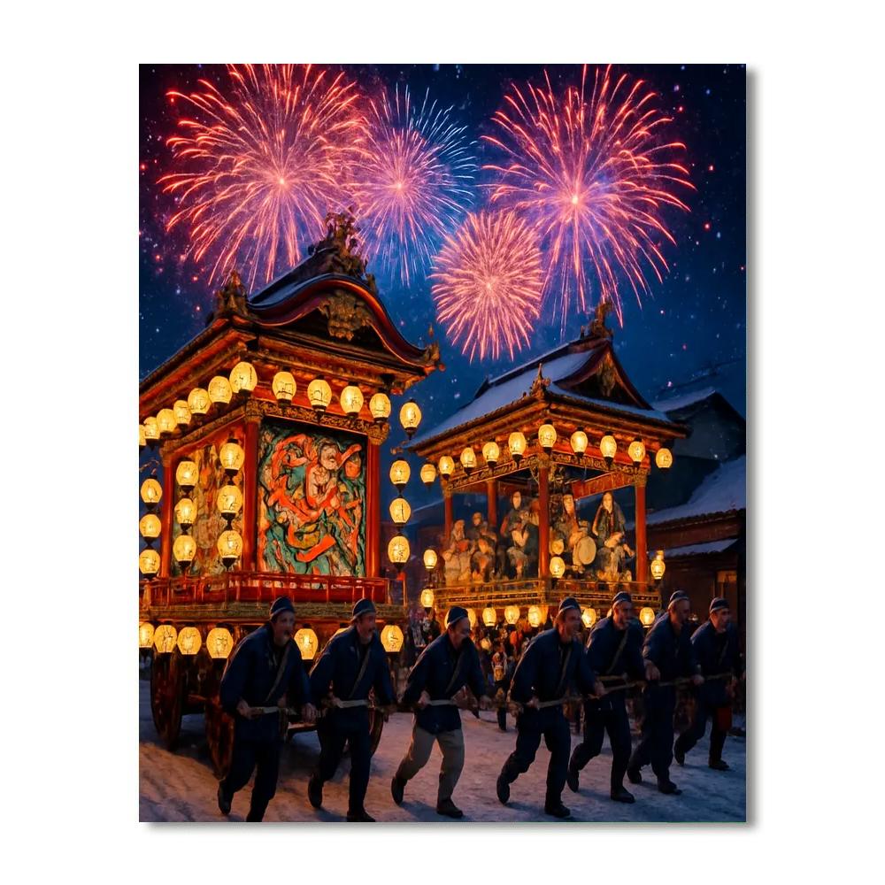 Chichibu Night Festival - Chichibu, Japan Paint By Numbers Art