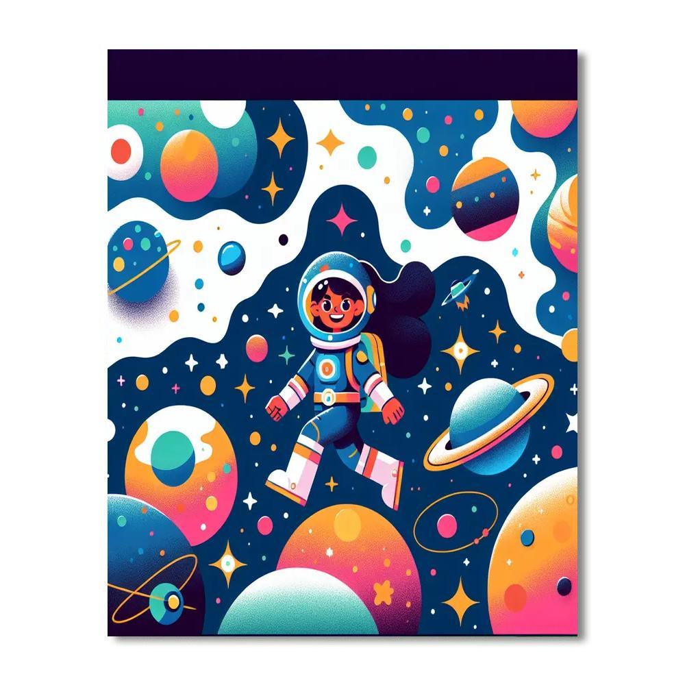 Space Ranger's Quest Paint By Number