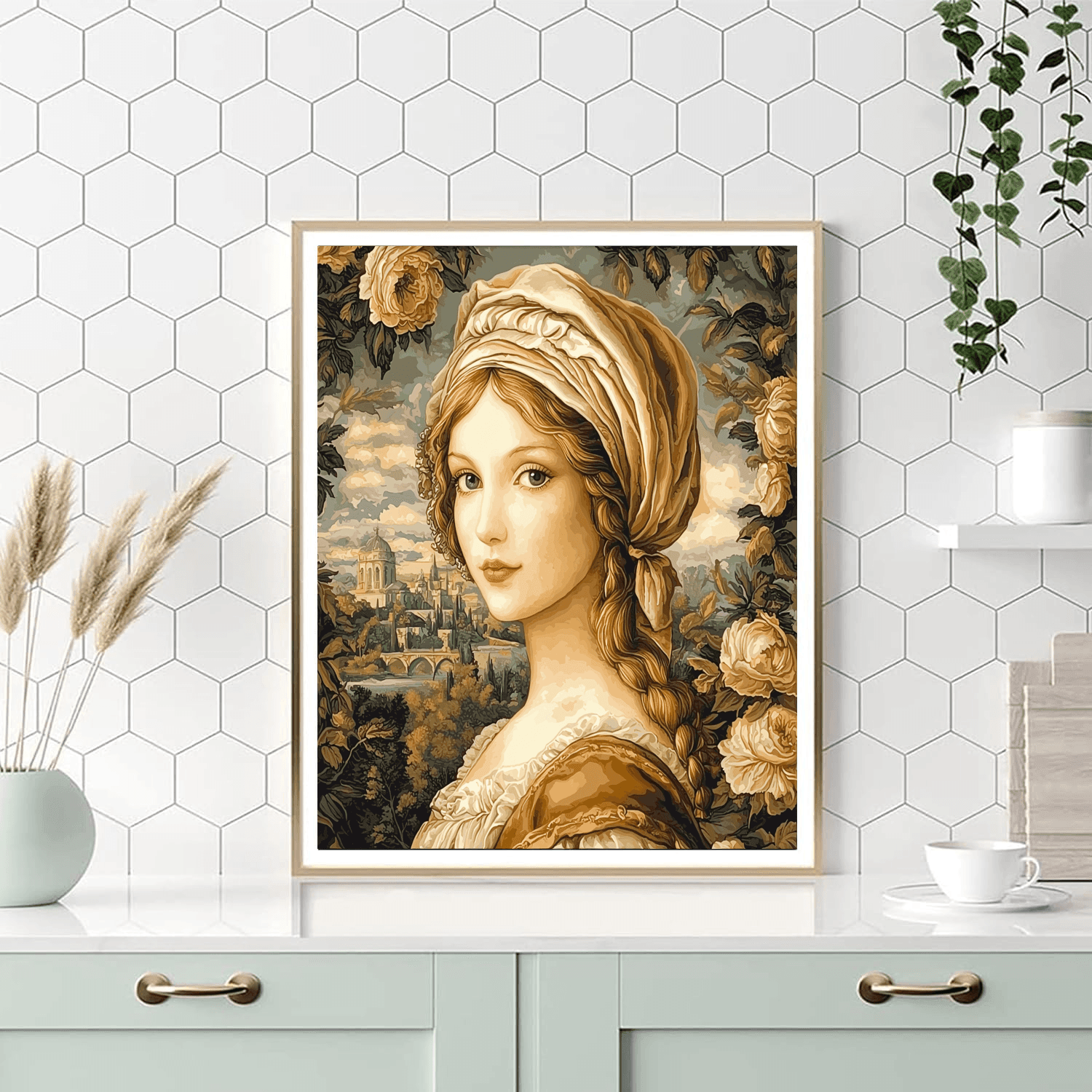 Leonardo Da Vinci Inspired Classical Elegance  Paint By Numbers