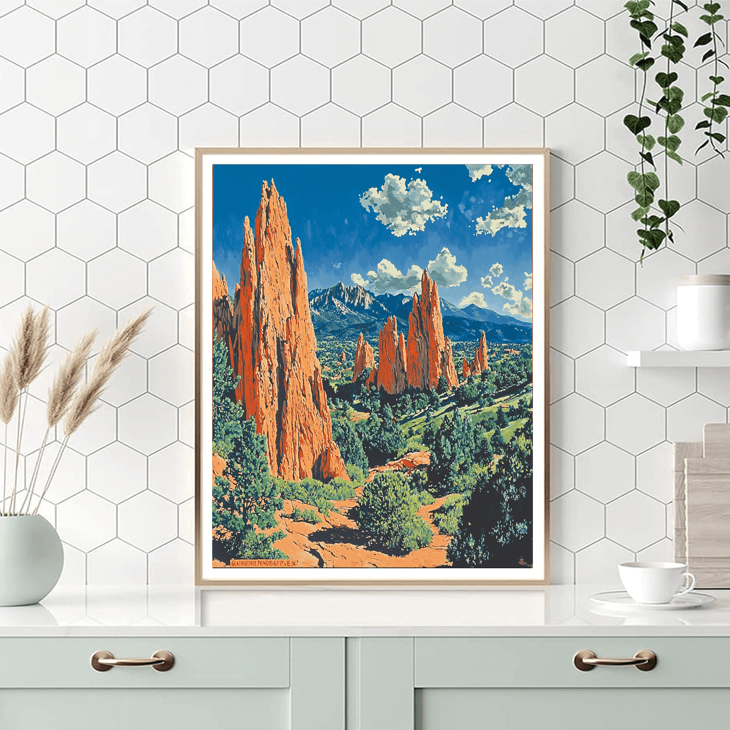 Garden Of The Gods - Colorado Paint By Numbers