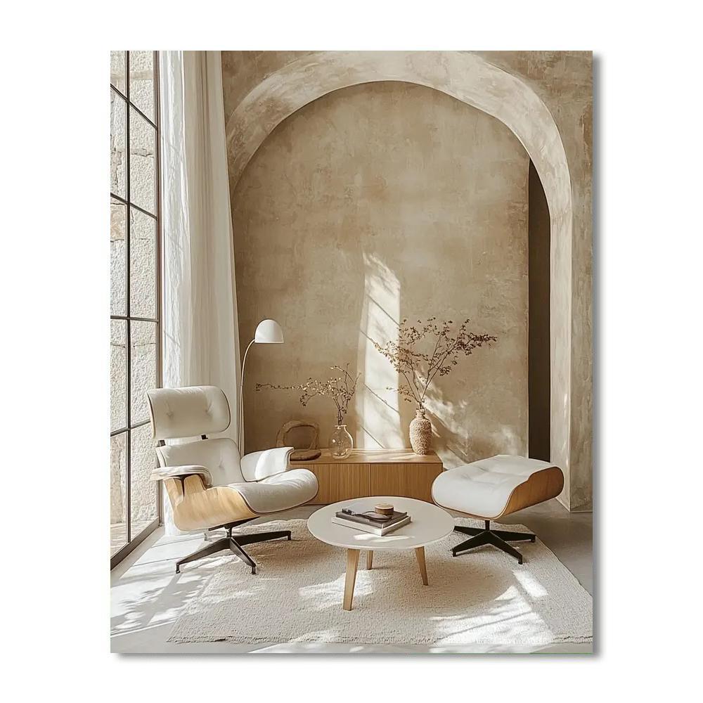 Alvar Aalto Inspired Chic Scandinavian Design  Paint By Numbers Kits