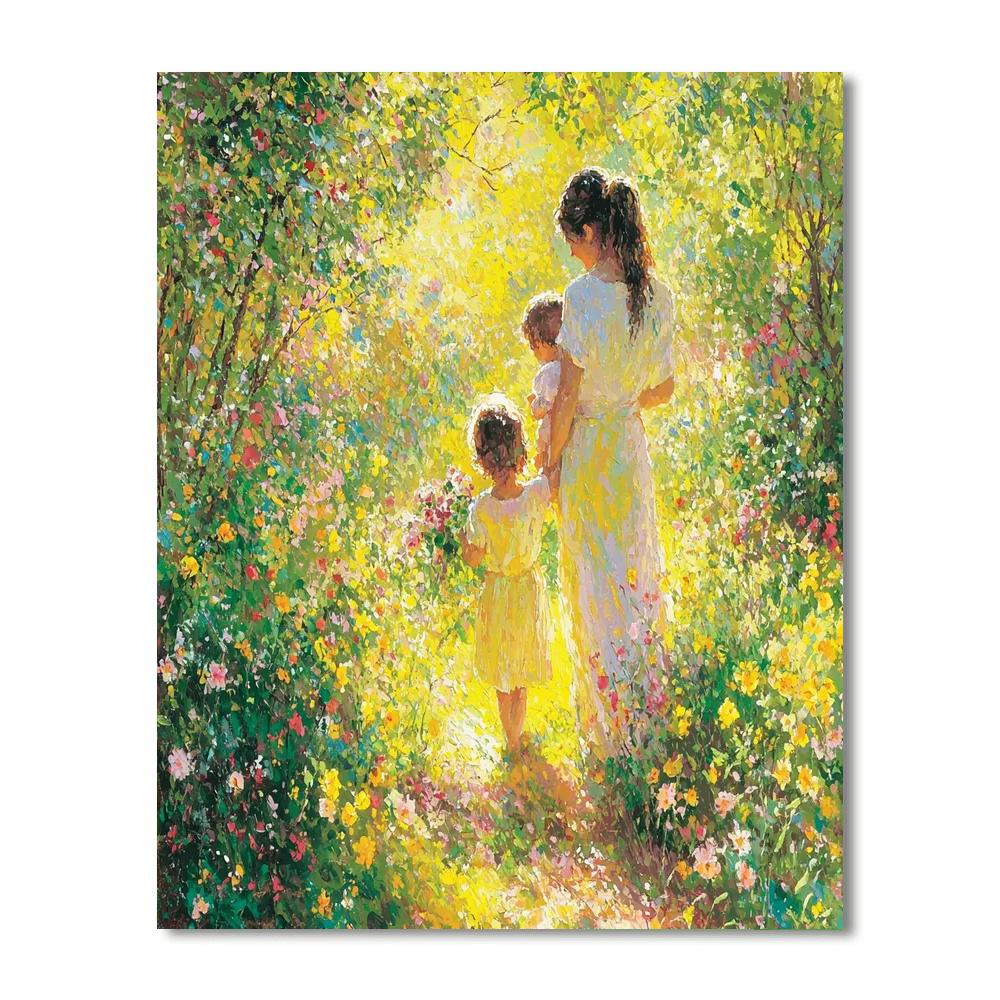 Sunlit Garden Of Joy Paint By Numbers Kits