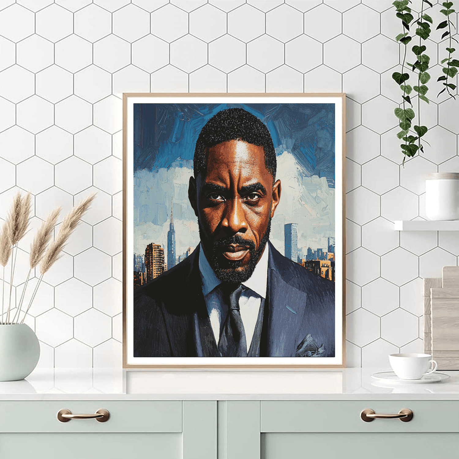 Idris Elba: The Charismatic Guardian Of Legends Paint By Number