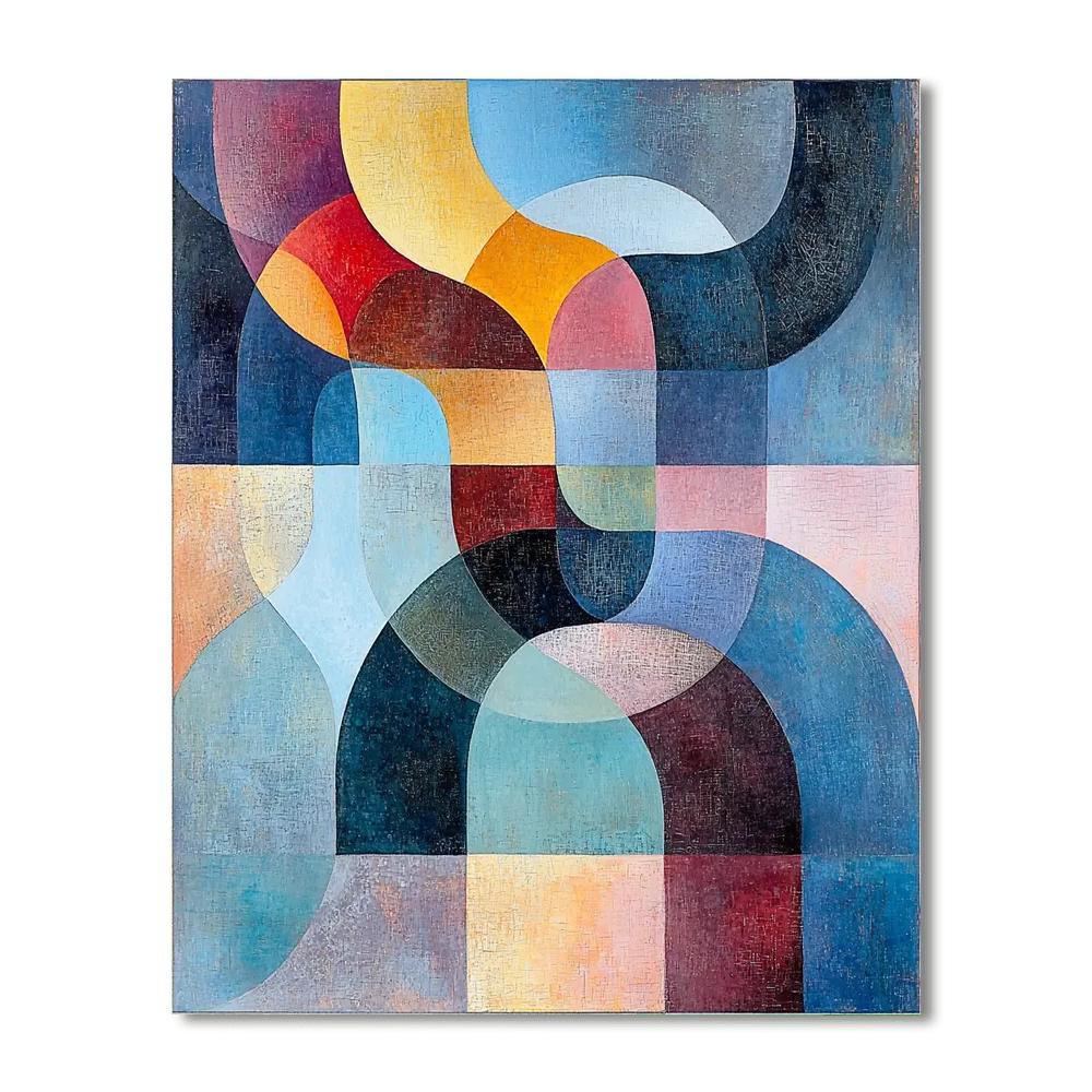 Paul Klee Inspired Harmonies Of Abstraction  Paint By Number