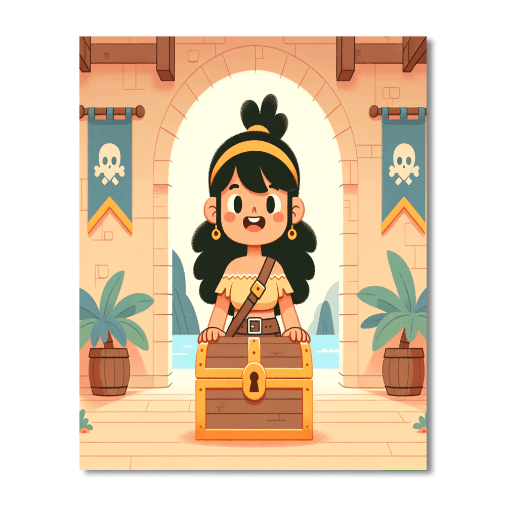 Castle Treasure Quest Paint By Numbers Kits