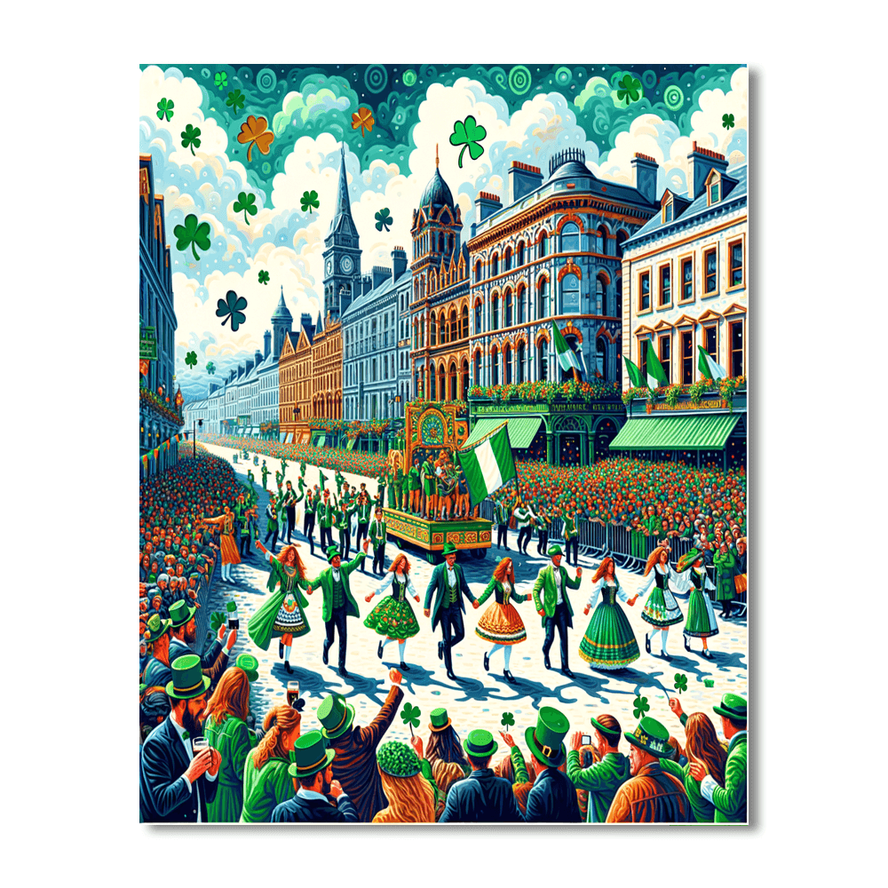 Saint Patrick's Day - Ireland DIY Paint By Numbers