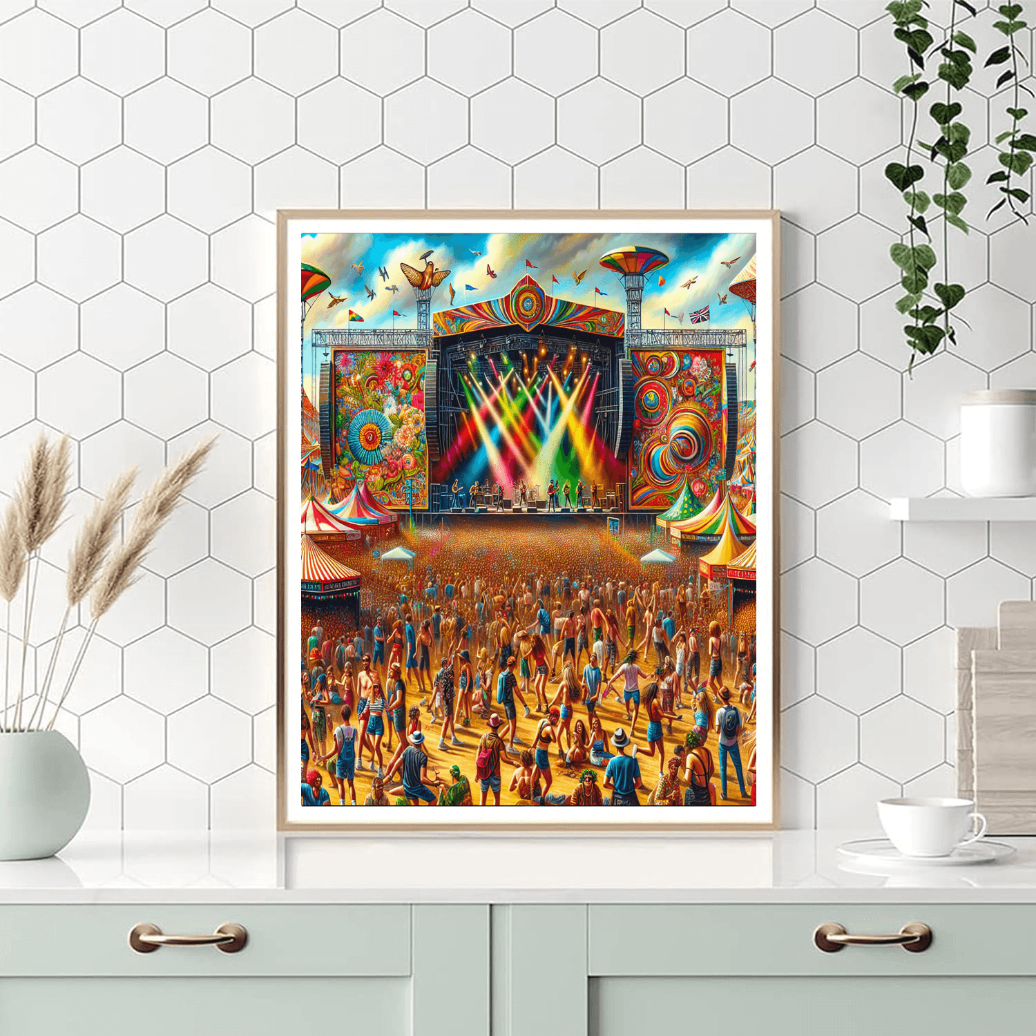 Lollapalooza Chile Paint By Color