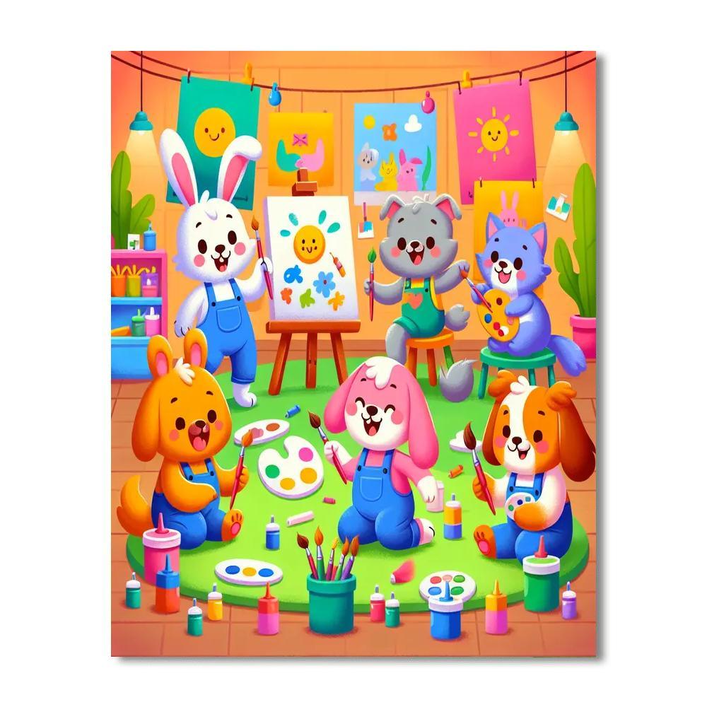 Animal Art Studio Paint By Color