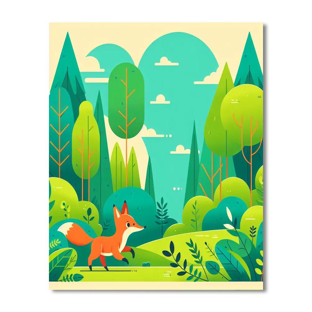 Forest Adventure Expedition Paint By Numbers Kits