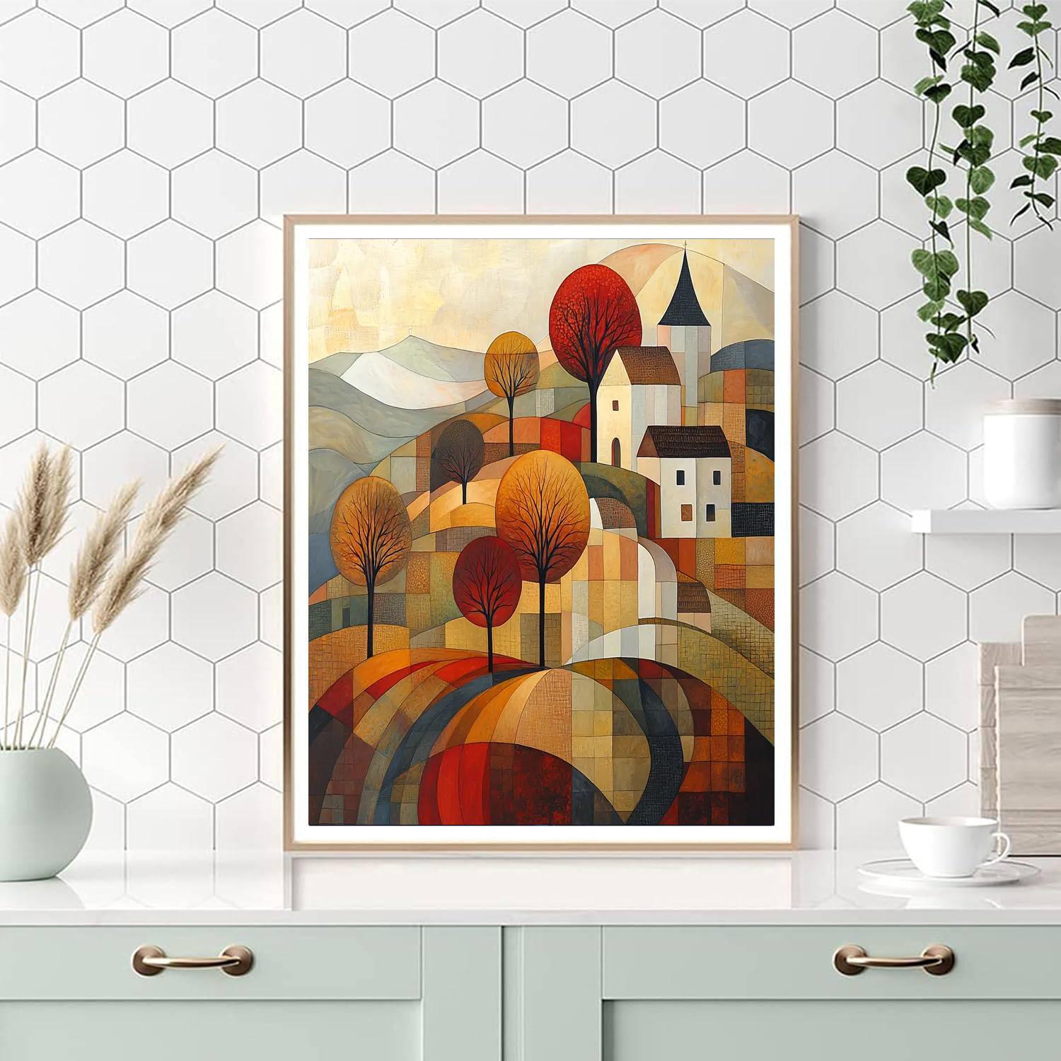 Paul Klee Inspired Abstract Serenade  Painting By Numbers Kit