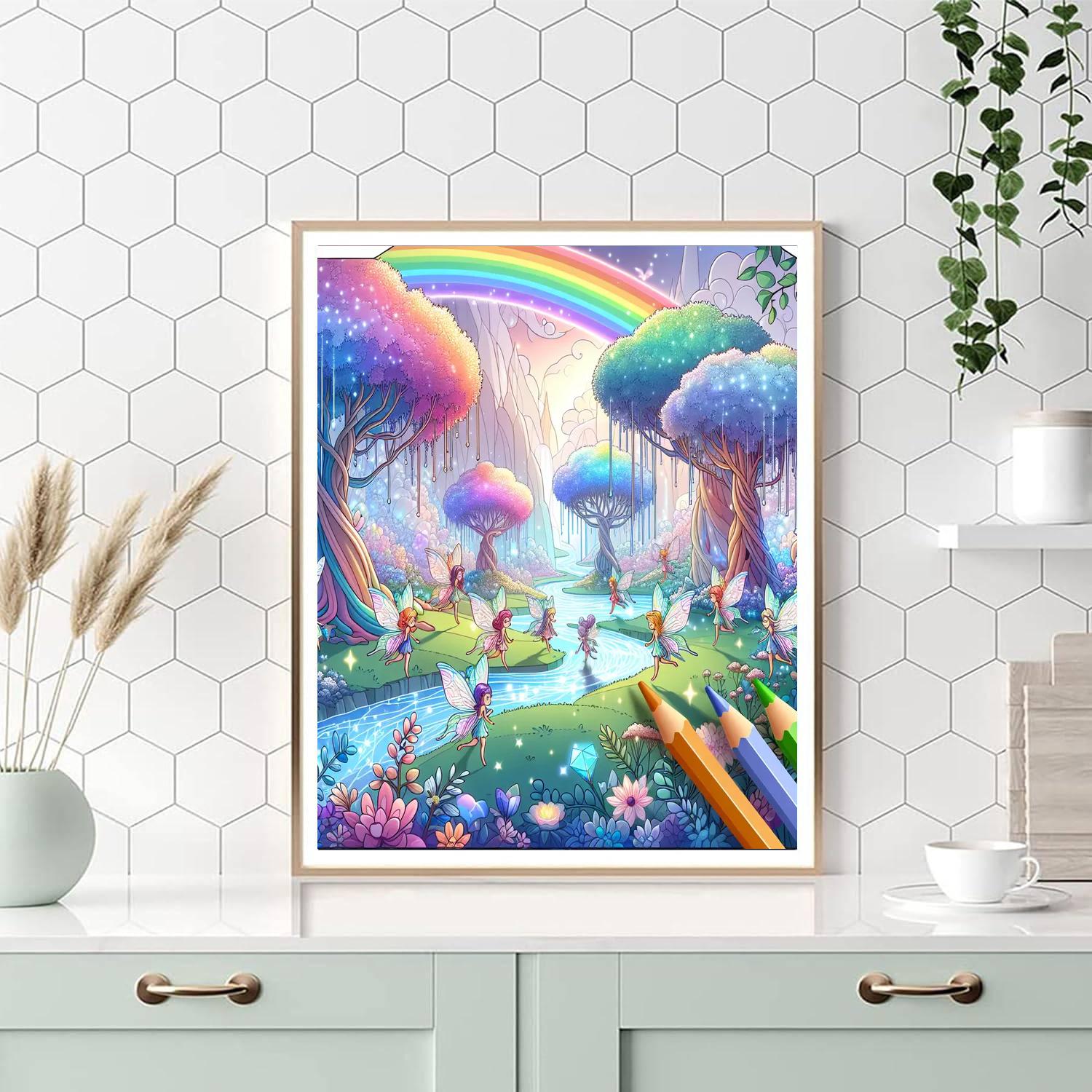 Fantasy Fairyland Dream Paint By Color