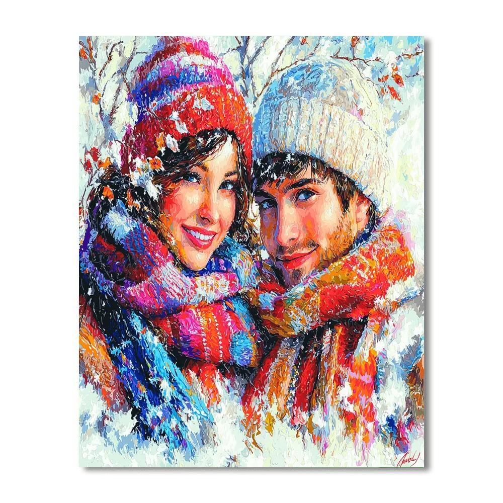 Joyful Winter Memories Paint By Numbers